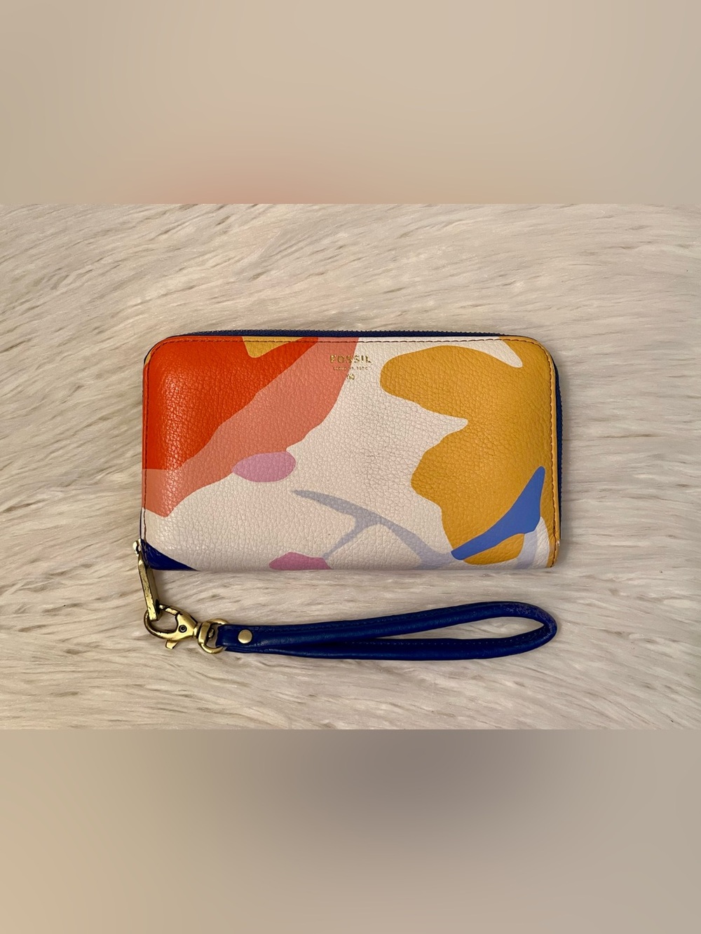 Fossil Sydney Leather Wristlet Wallet